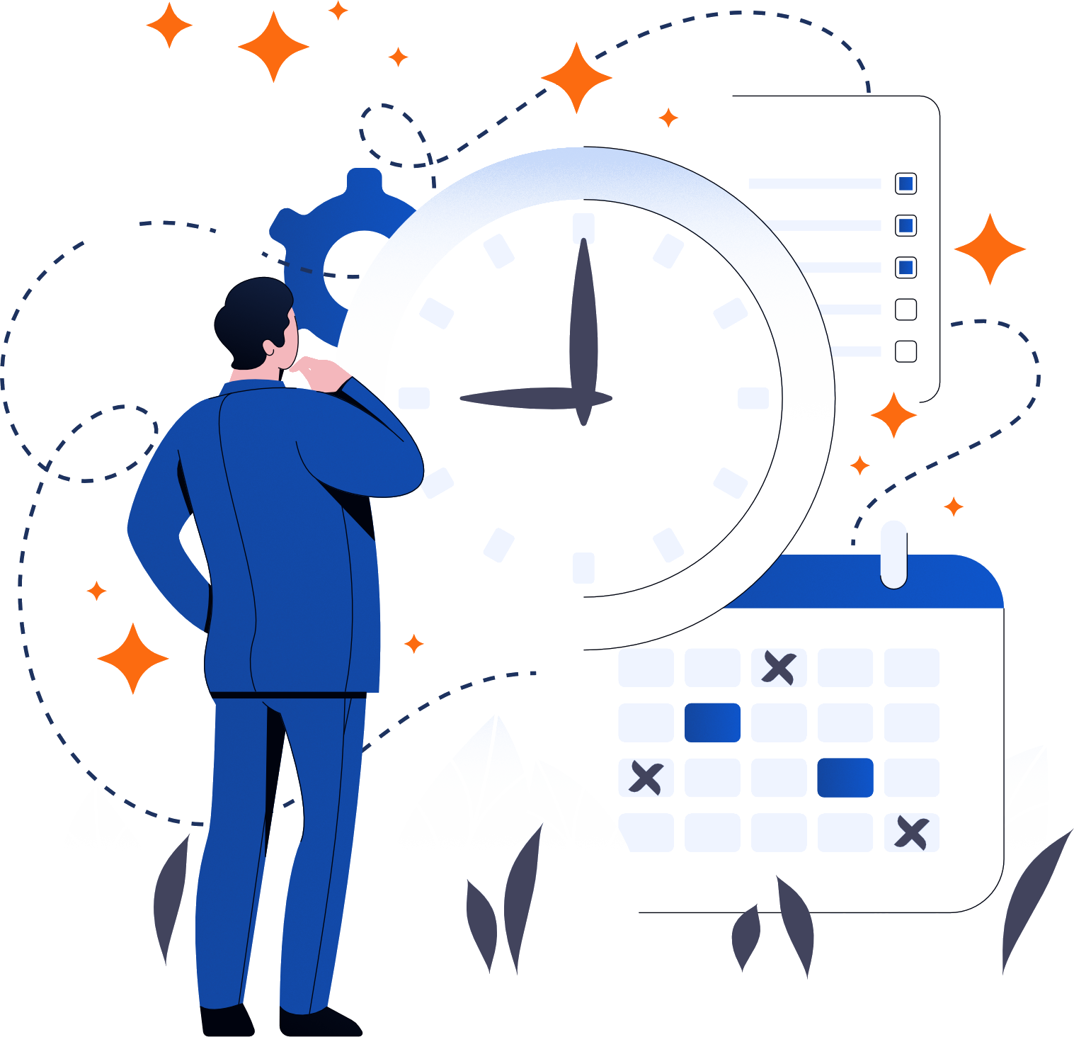 Organisation Management Illustration